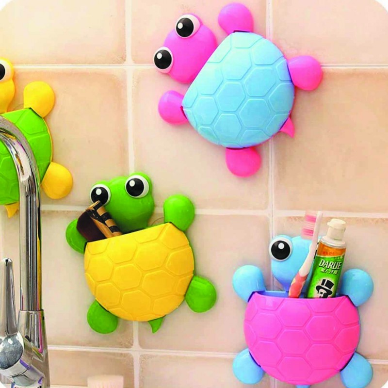 Kids Toothbrush Holder Turtle Shaped