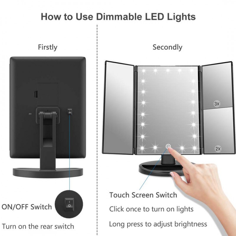 LED Illuminated Makeup
