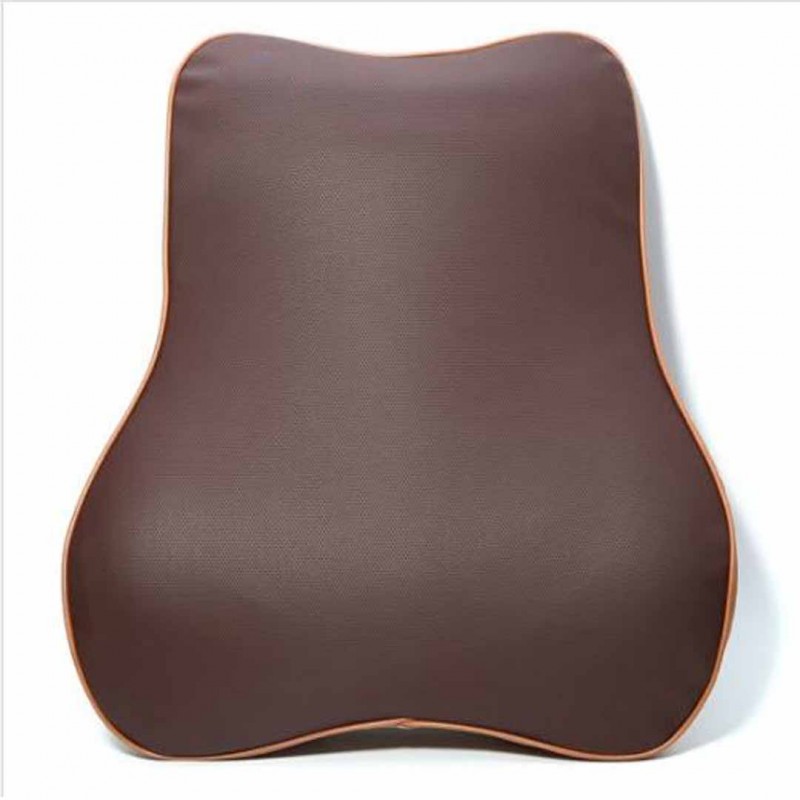 Back Support Cushion & Neck Pillow Brown