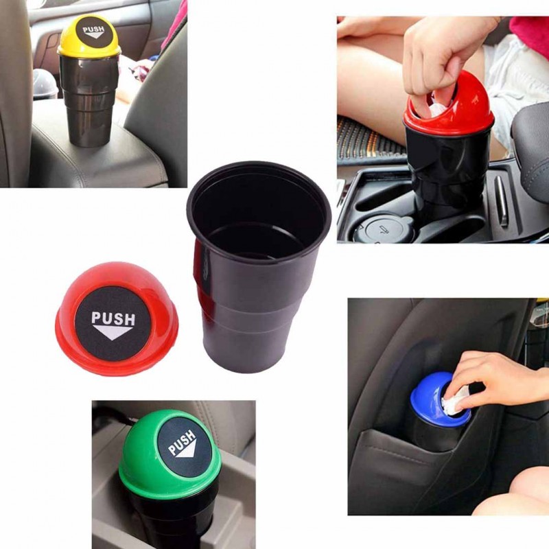 Car LED Light Ashtray And Car Mini Thrash Dust Bin