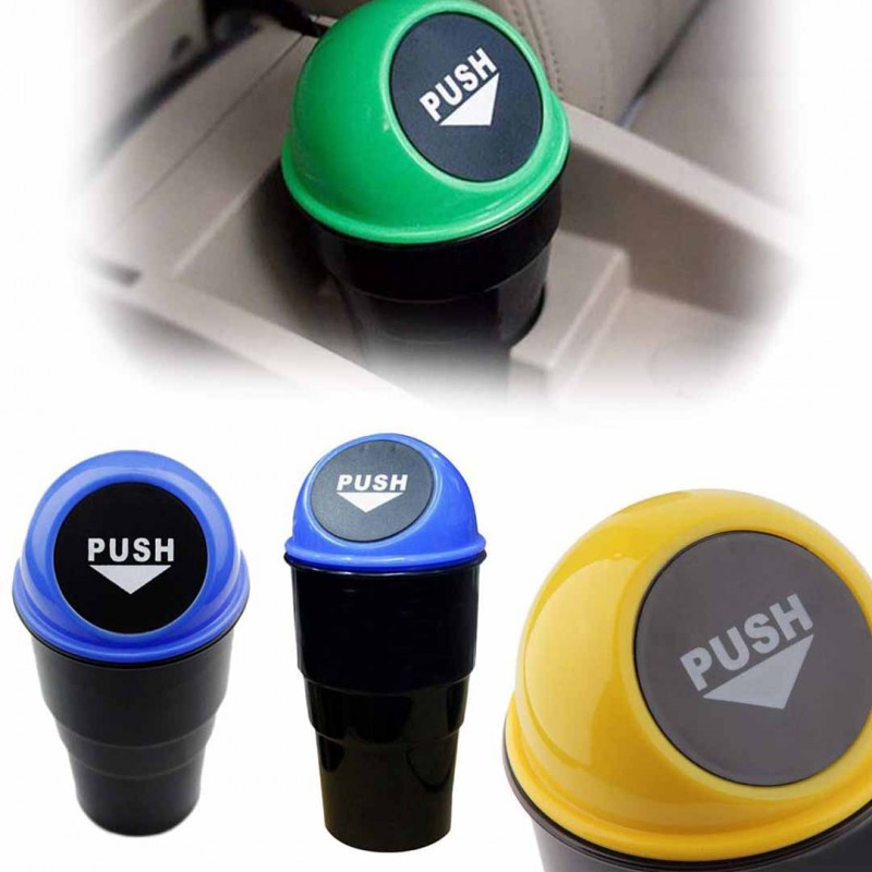 Car LED Light Ashtray And Car Mini Thrash Dust Bin