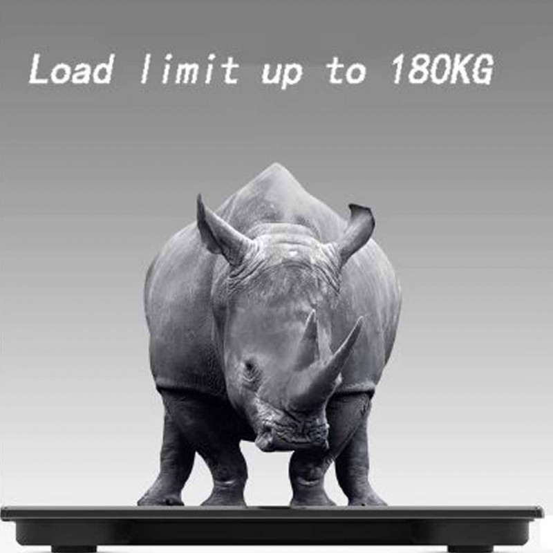 Digital LCD Screen Body Weight Scale, Bathroom Floor Glass Smart Scale