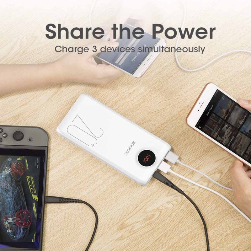 Romoss SW20 Pro PD3.0 18W 20000 MAH Fast Charger