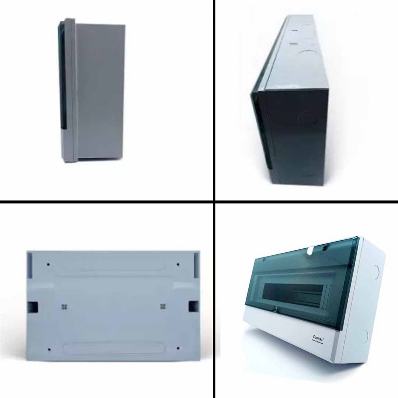 Electrical Distribution Box Home Lighting Box 22-24 Ways Surface Mounted Circuit Breaker