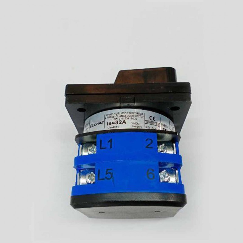 Clopal 32 Amp 4 - Position Phase Selector Switches (0-1-2-3-4)