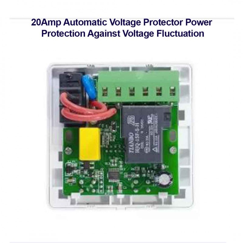 20Amp Automatic Voltage Protector Power Protection Against Voltage Fluctuation