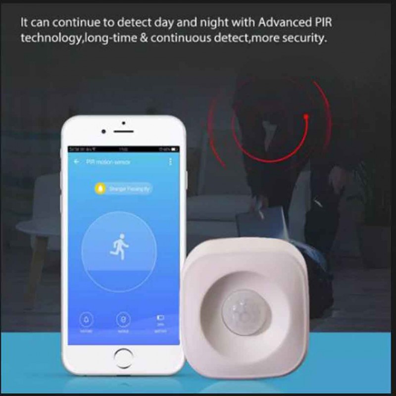 WIFI Motion Sensor Wireless Ceiling PIR Alarm Human Body Infrared Security Detector