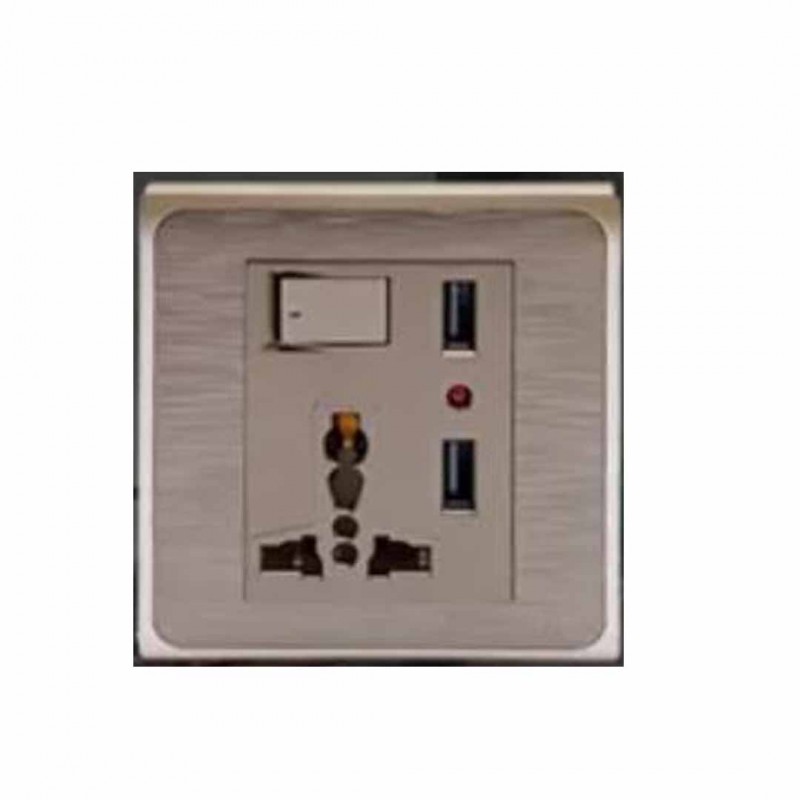 Super Grip Multi-Sockets With 2 USB Slots Power Electric Extension Board with 9/15/21 ft wire variation