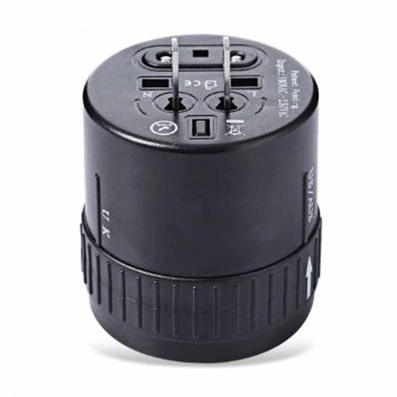 Travel Adapter International Plug Charging Dual USB Port Universal AC Socket