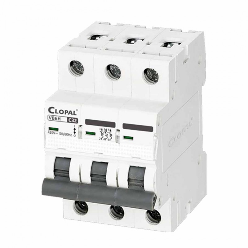 Clopal Safety Circuit Three Pole Breaker 32A, 63A