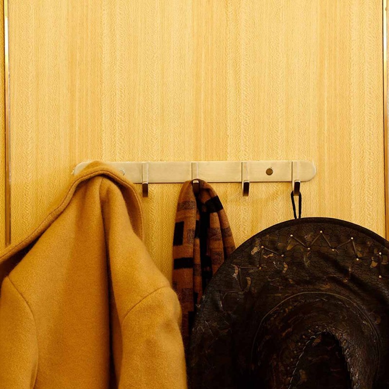 5 Hook Stainless Steel Bathroom Hangers Hook