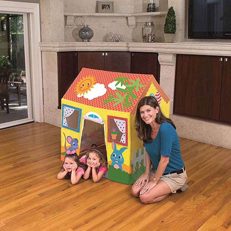 Cartoon Jungle Theme Play Tent House for Kids