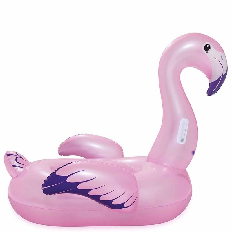Inflatable Flamingo Pool Ride-On Toy