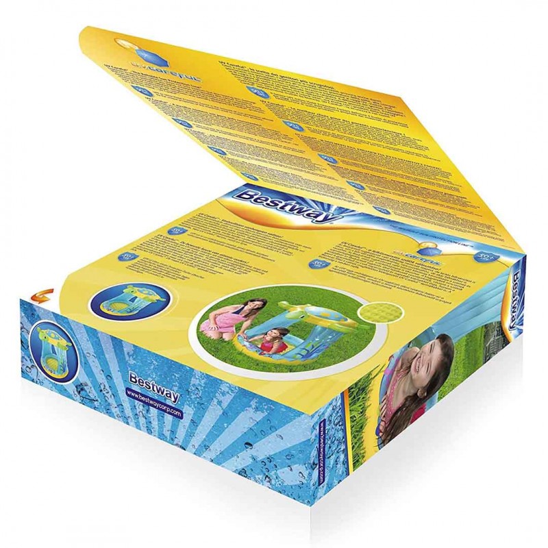 Bestway Children's Turtle Totz Play and Paddling Pool