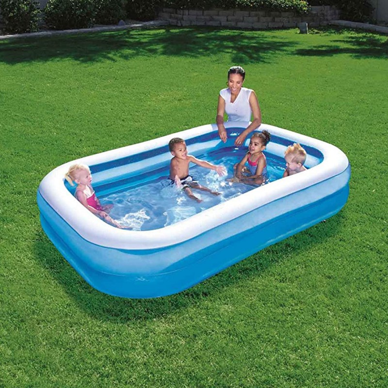 Bestway Blue Rectangular Family Pool Large