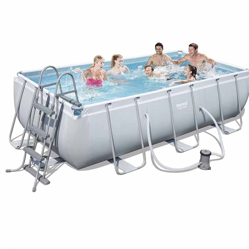 Bestway Power Steel Rectangular Pool Set