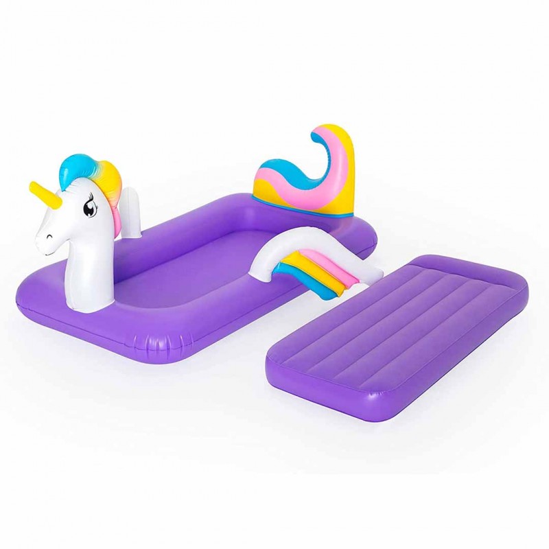 Kids Inflatable Bed With Unicorn Dreamchaser Design