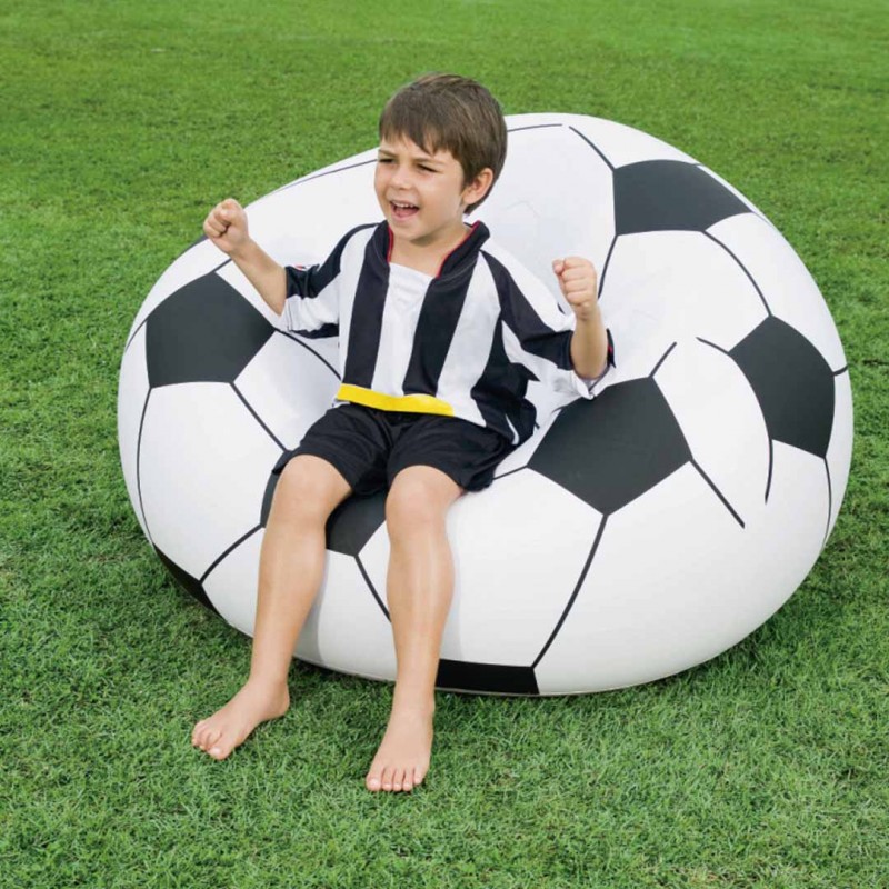 Bestway 45 x 44 x 28-Inch Beanless Soccer Ball Chair