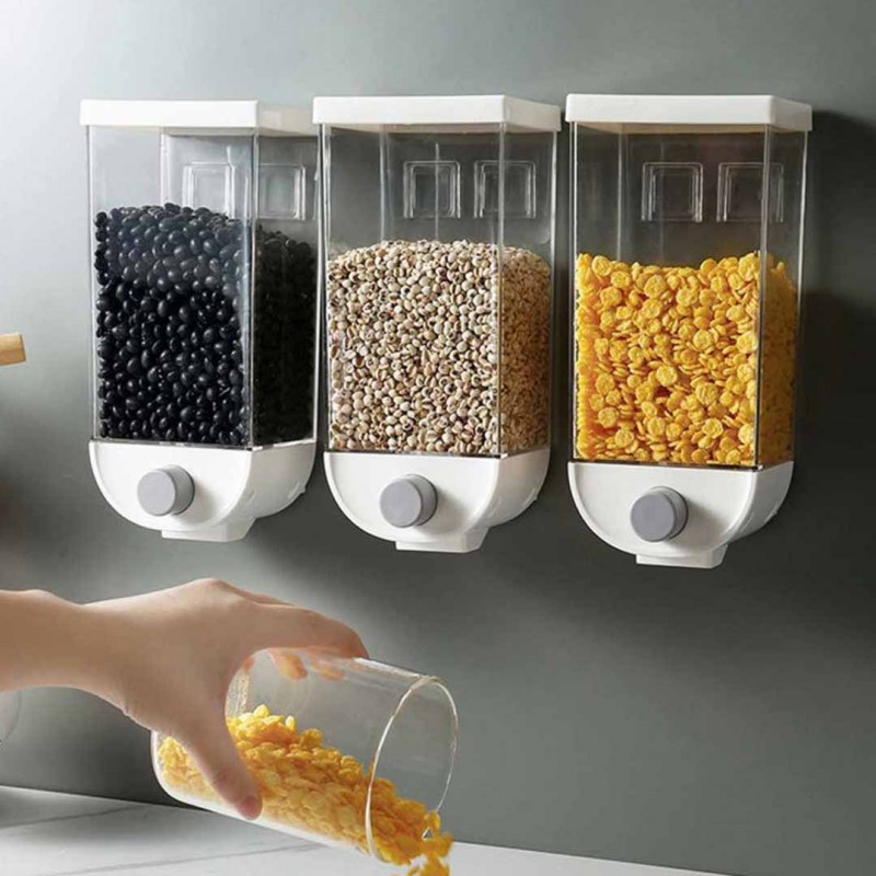 Storage Wall Mounted Cereal Dispenser (01 Piece)
