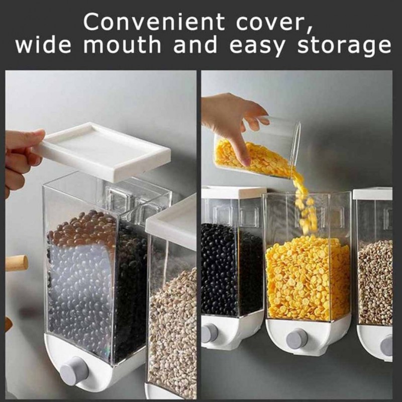 Storage Wall Mounted Cereal Dispenser (01 Piece)
