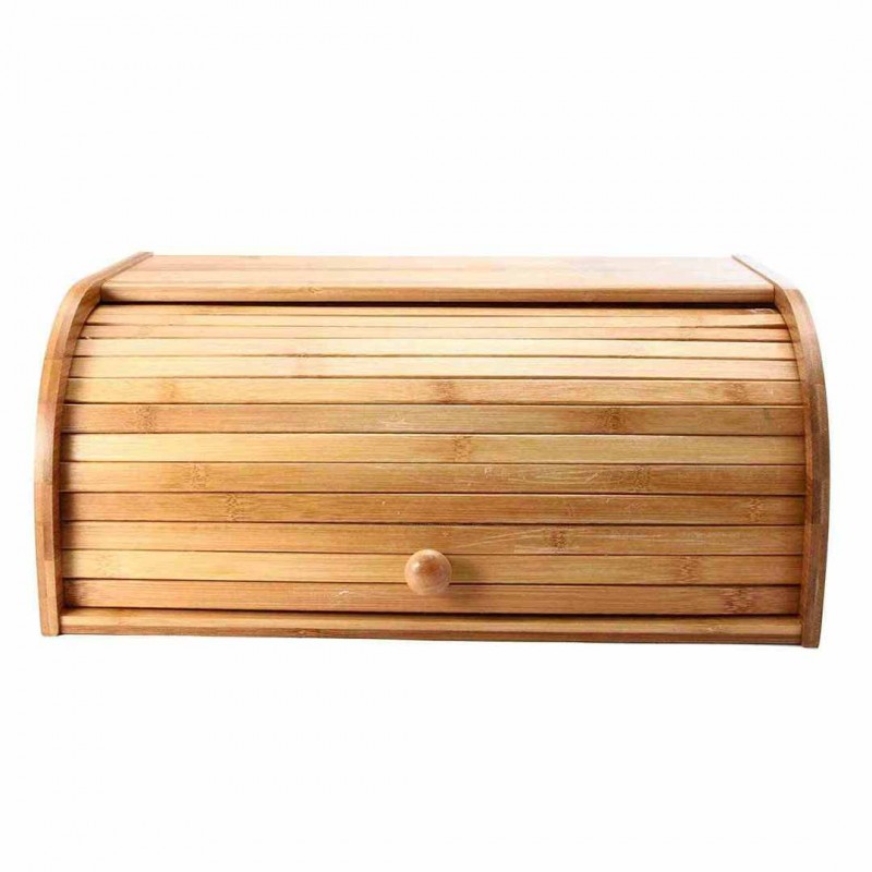 Natural Bamboo Bread Holder Food Storage Container