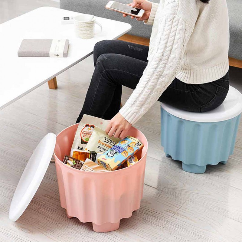 Plastic Shoe stools Storage Stool Strong Economic Foldable Bench