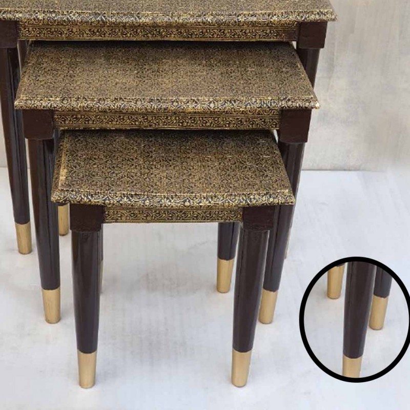 Wood Nesting Table Set of 3