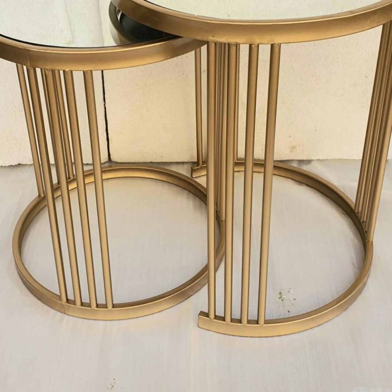 Thick White Marble Round Coffee Table