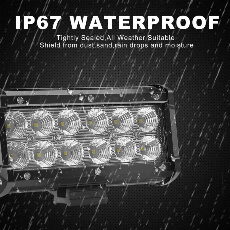 Car DRL 12 LED Light Bottom bracket -36W-12V