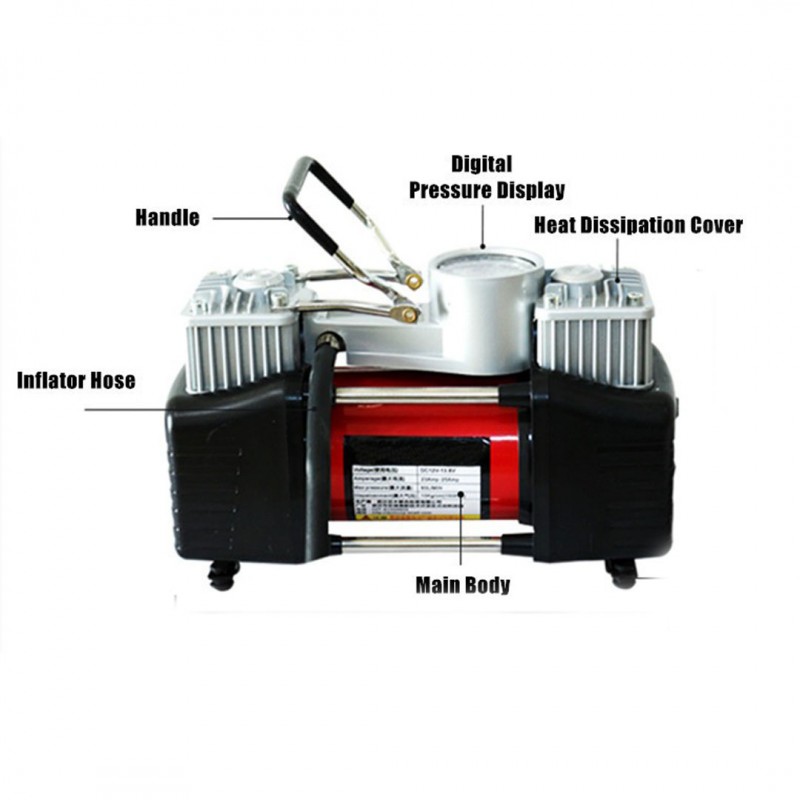 Double Cylinder Car Pump