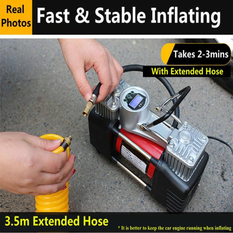 Double Cylinder Car Pump