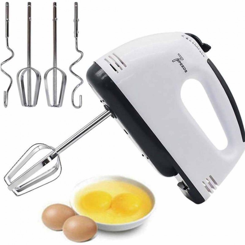 Kenwood Electric Hand Mixer 7 Speeds 260W Power Stainless Steel Attachments