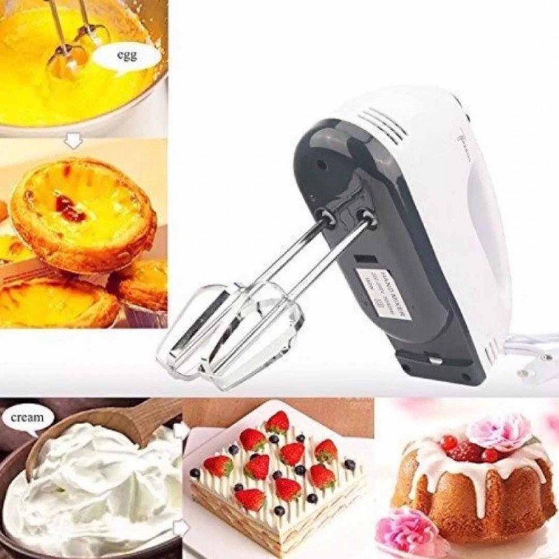 Kenwood Electric Hand Mixer 7 Speeds 260W Power Stainless Steel Attachments