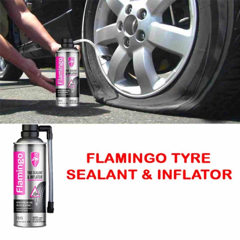 Flamingo Tyre Sealant & Inflator Pack of 02