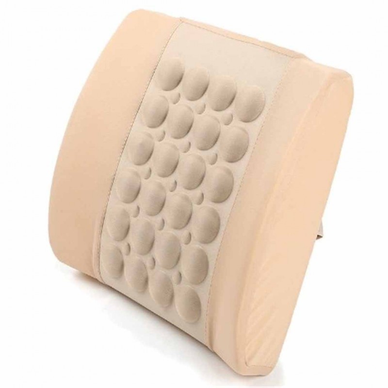 12v Car Electric Massage Cushion Beige
