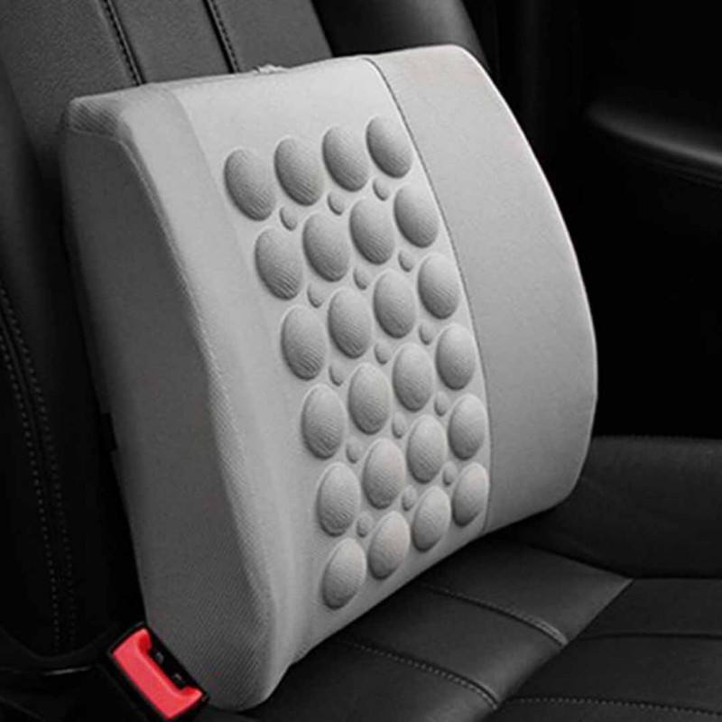 12v Car Electric Massage Cushion - Grey