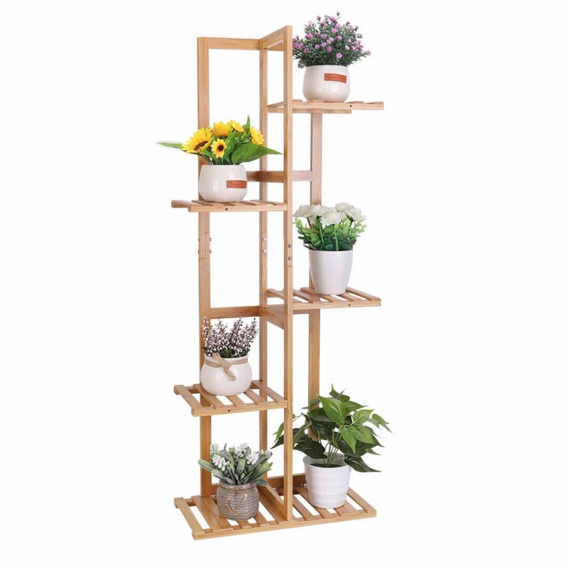 4 Tier Plant Stand Rack Multiple Flower Pot Holder Display