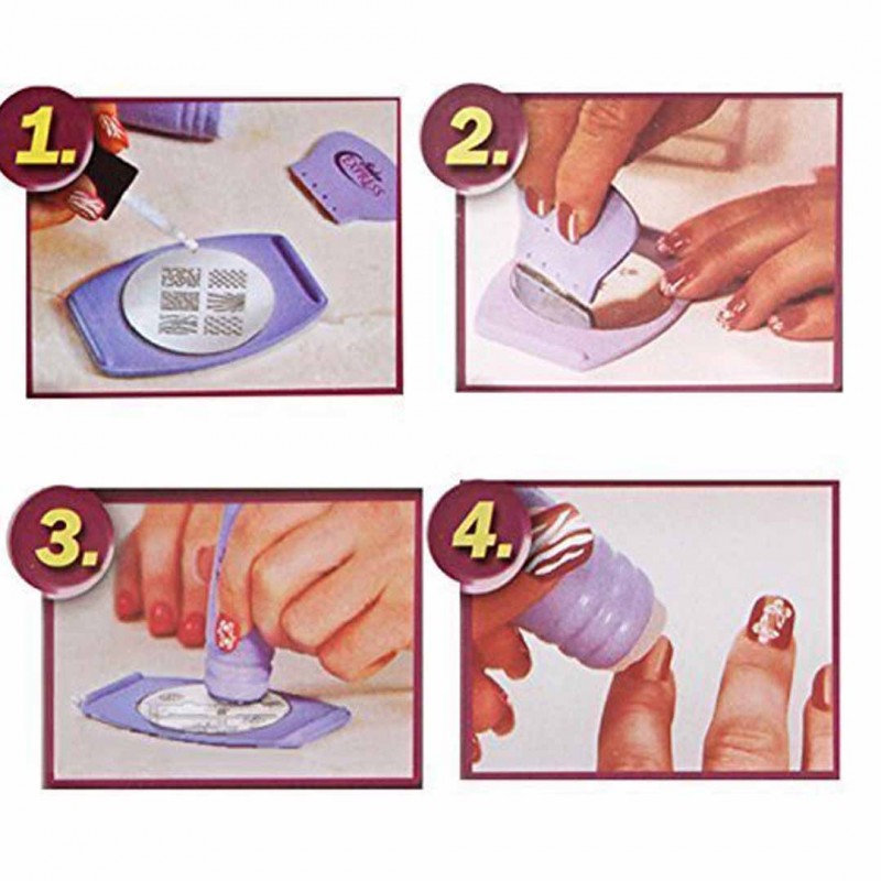 Express Decal Stamping Polish Design Kit Set Decor 