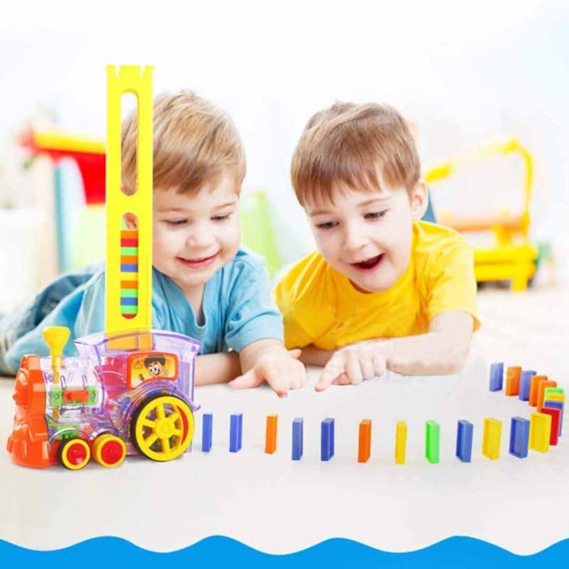 Domino Block Set, Building and Stacking Toy Blocks