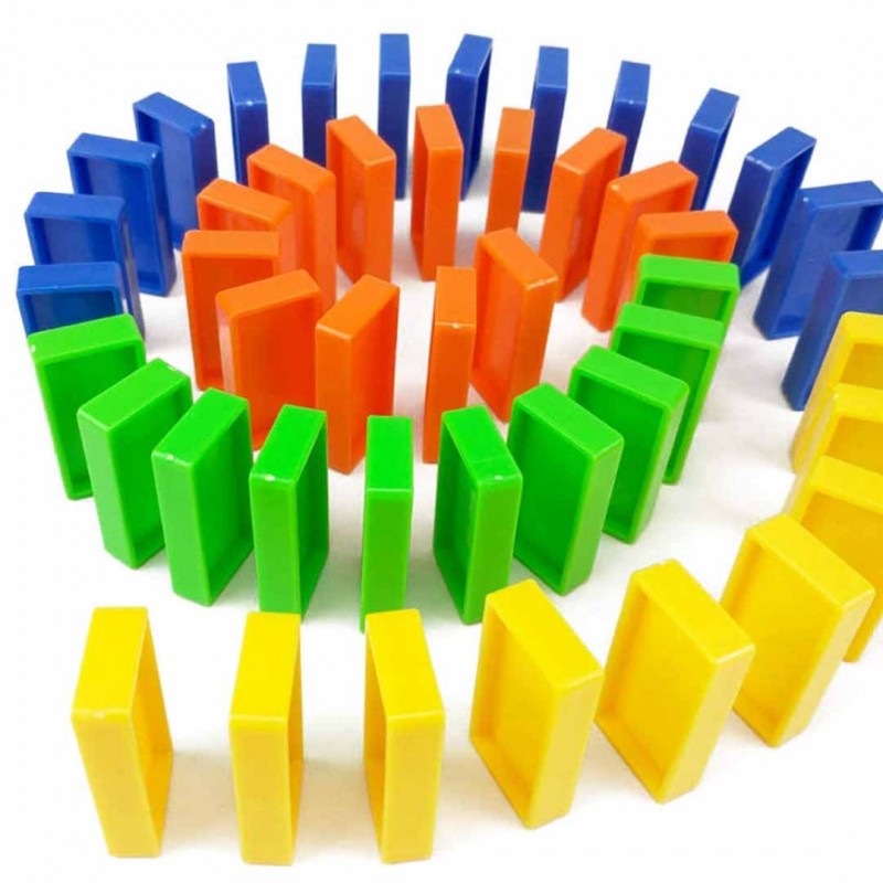 Domino Block Set, Building and Stacking Toy Blocks