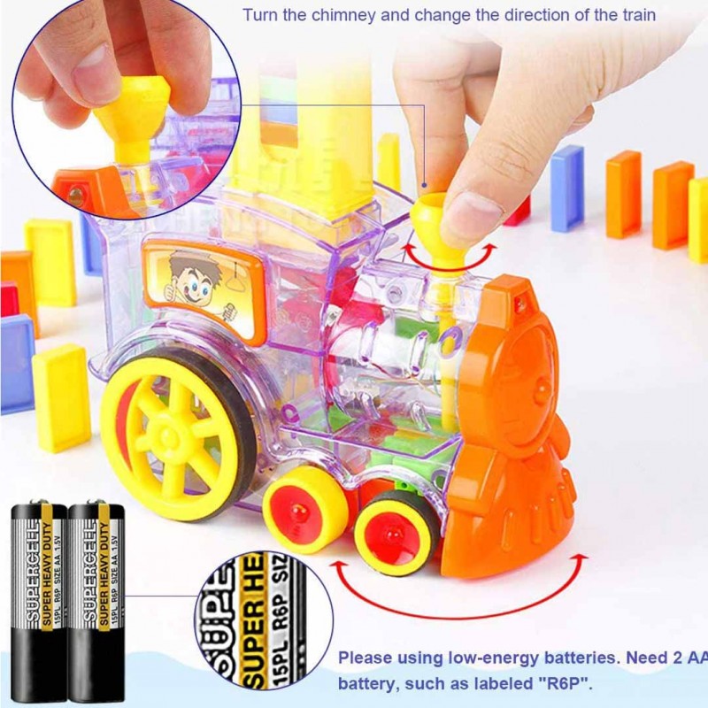 Domino Block Set, Building and Stacking Toy Blocks