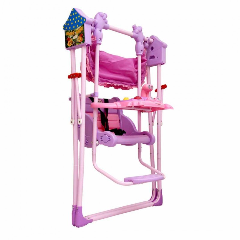 Garden and Outdoor Kids Sturdy Swing With Music Seat and Back Side
