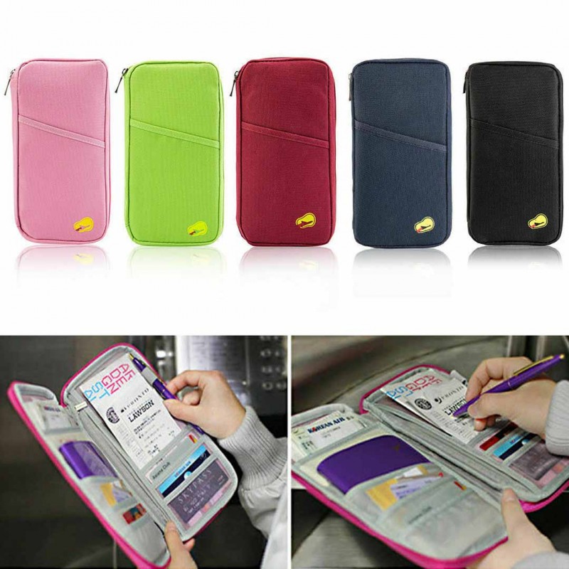 Travel Passport Credit ID Card Holder Organizer Wallet 