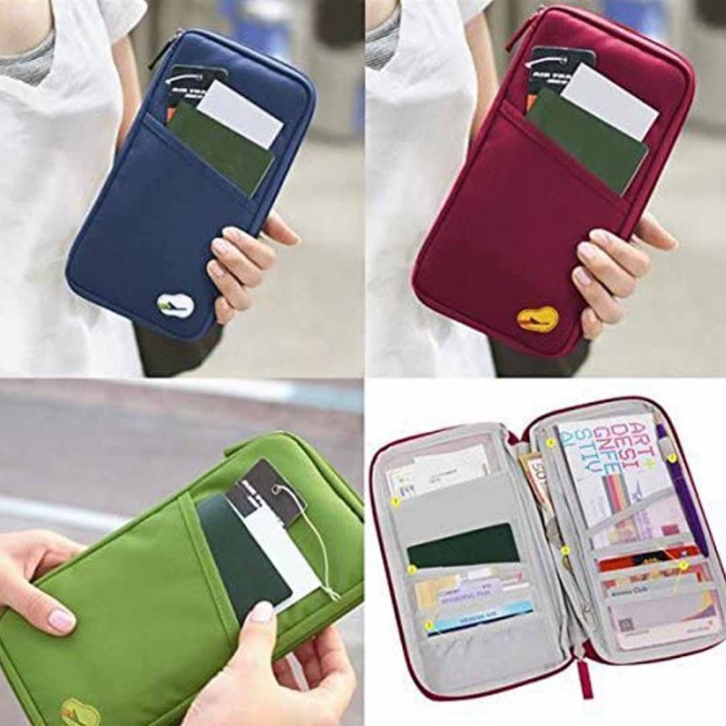 Travel Passport Credit ID Card Holder Organizer Wallet 