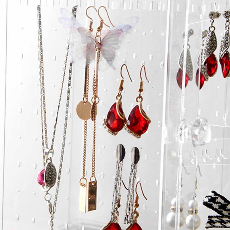 Earring Holder Jewelry Hanging Organizer Box