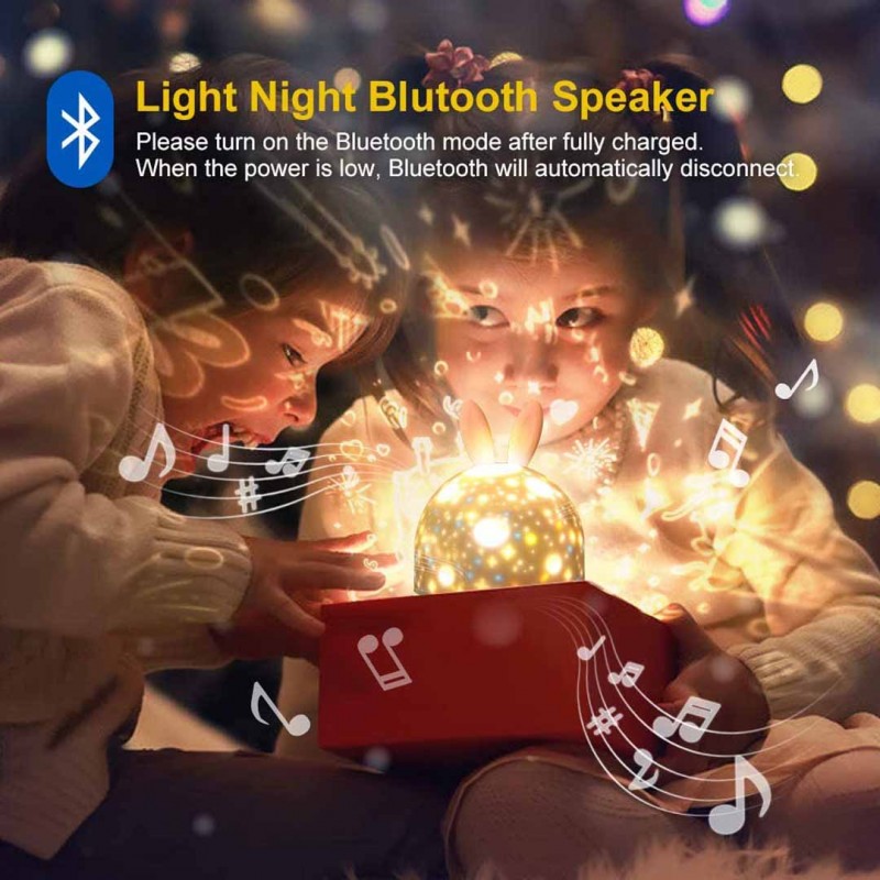 Timer Remote Control Bluetooth Night Star Projector Lamp