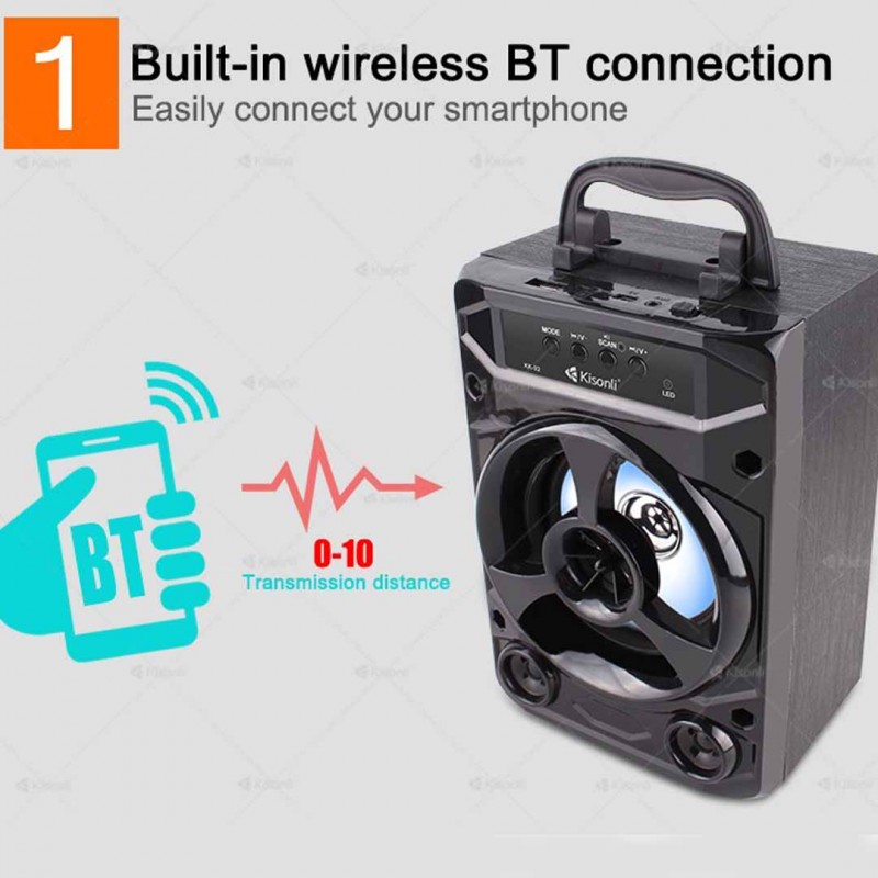 Kisonli Kk-02 Wireless Bluetooth Speaker Phone Holder