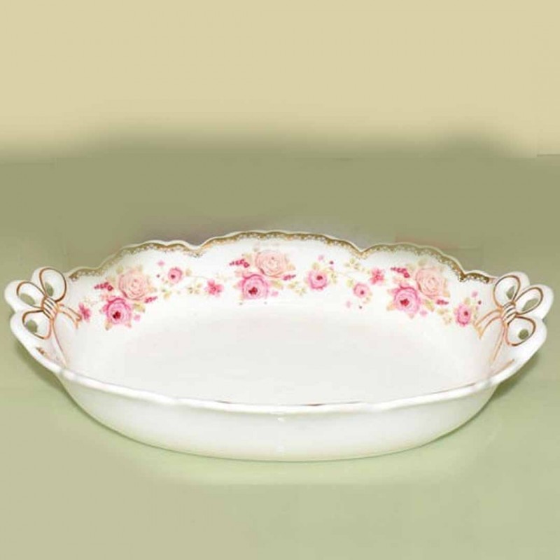 Deep Oval Serving Dish Large Platter for Roasts Lasagna and More