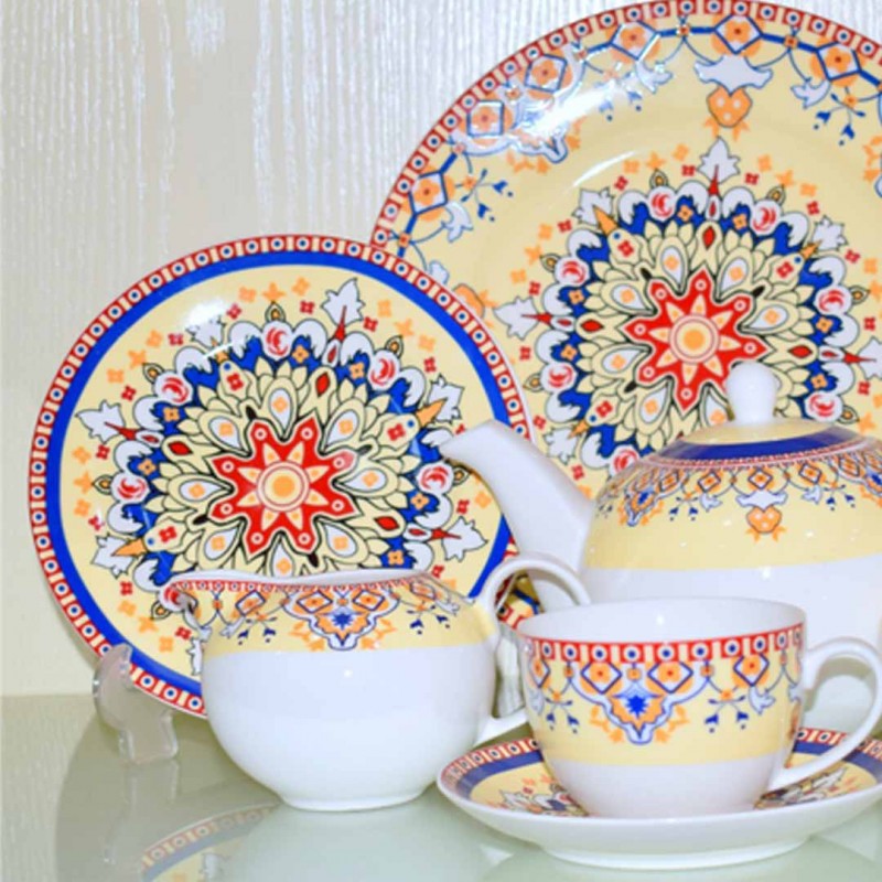 Imported Tea Set 24 Pieces Elegant and Durable Teaware for Any Occasion