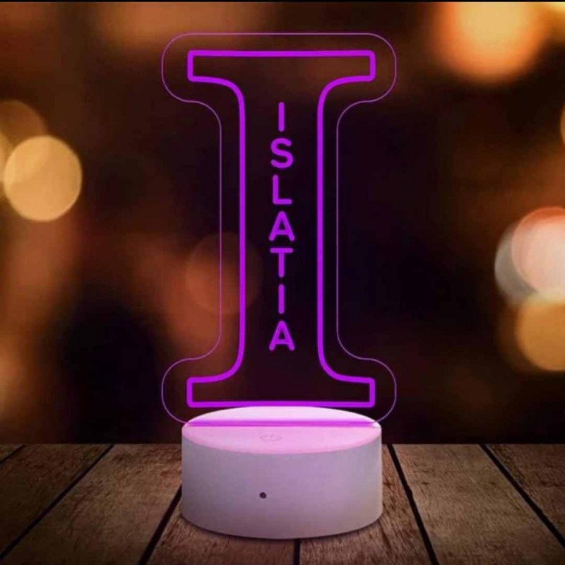 Customize 3d Letter Name Lamp Touch System